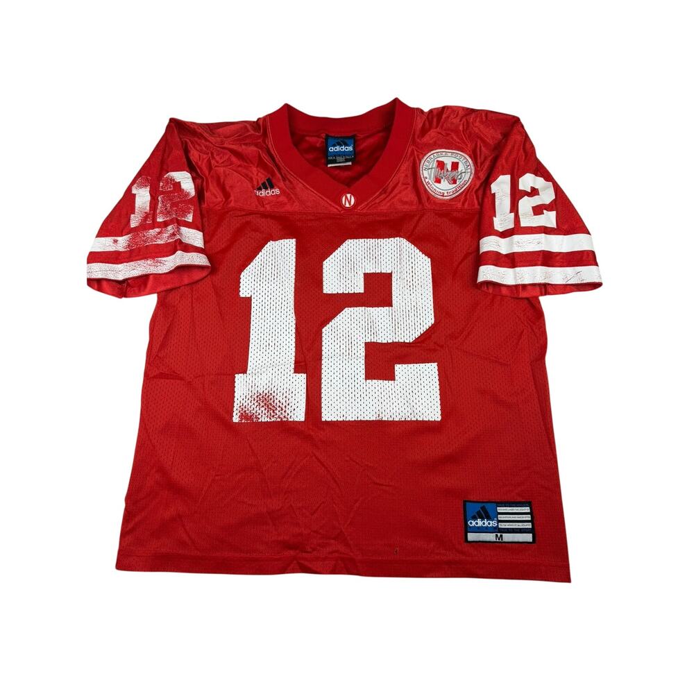 Adidas Nebraska Cornhuskers #12 Football Jersey Size M